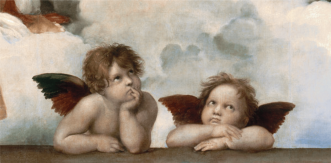 I cherubini – Raffaello (pittore) Raffaello Sanzio 140x70