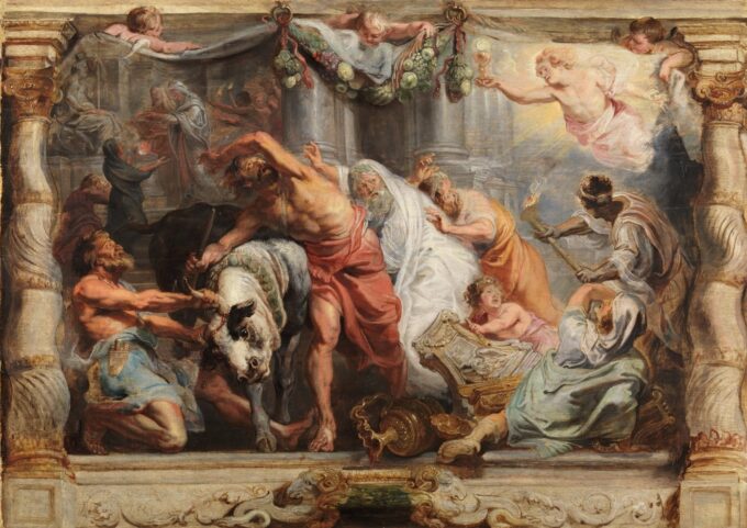 Il Trionfo dell’Eucaristia sull’Idolatria – Peter Paul Rubens Peter Paul Rubens 105x70