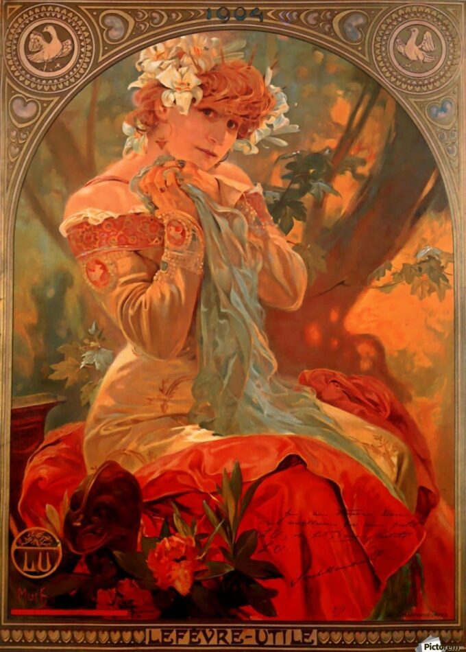 Lefevre pratico – Mucha Alfons Mucha 70x105