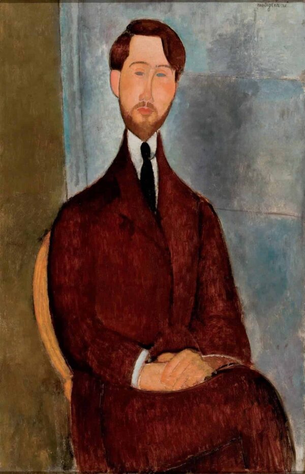 Ritratto di Léopold Zborowski – Amedeo Modigliani Amedeo Modigliani 70x105