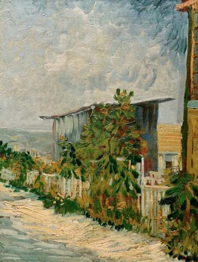 Abri su Montmartre – Van Gogh Vincent Van Gogh 70x105