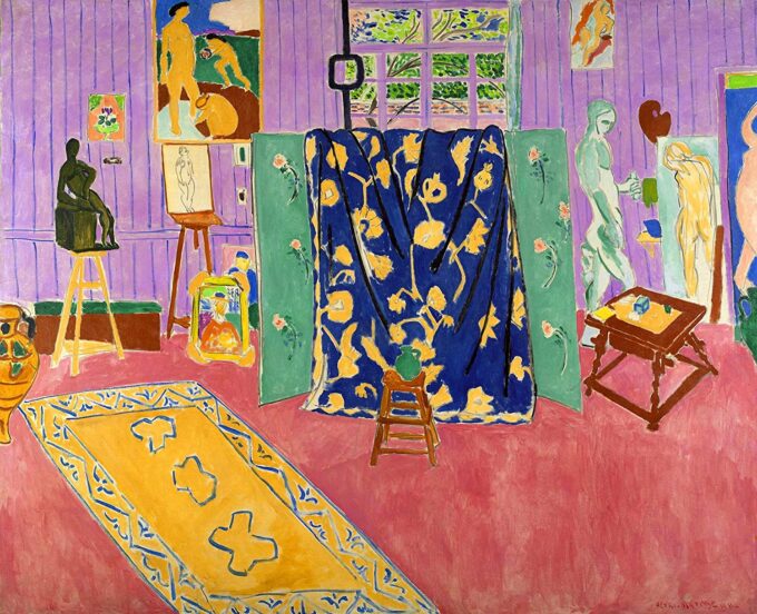 L’atelier rosa – Matisse Henri Matisse 85x75