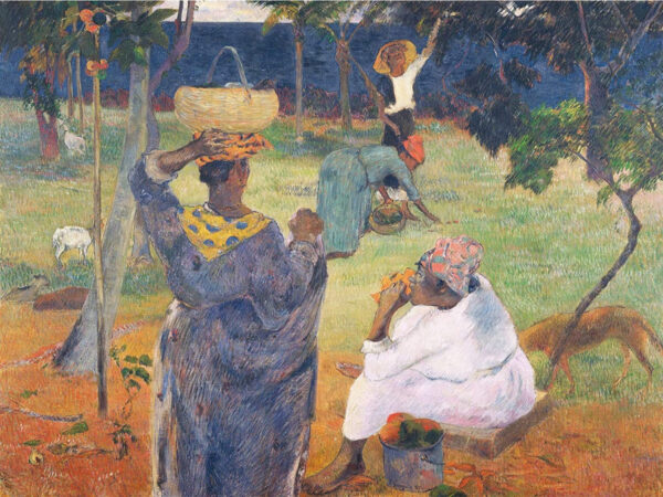 Raccolta dei frutti di mango – Paul Gauguin Paul Gauguin 85x75