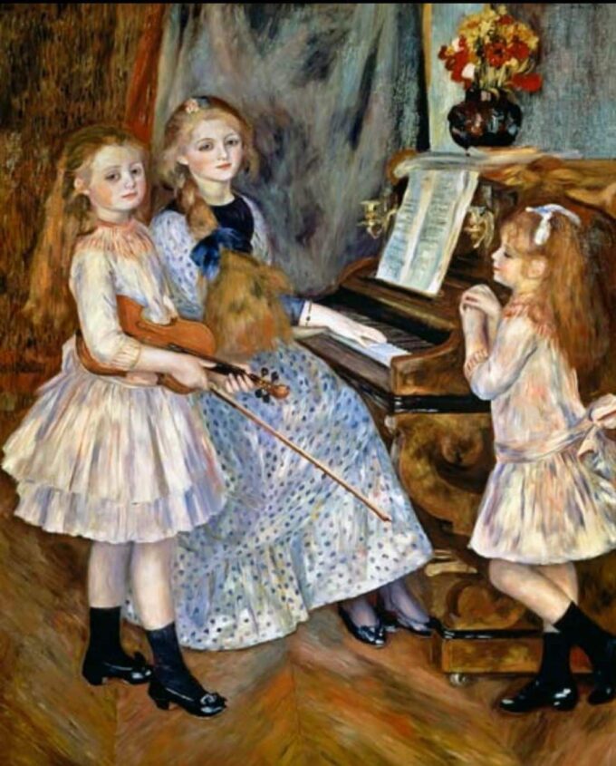 Le ragazze di Catulle Mendes – Pierre-Auguste Renoir Pierre-Auguste Renoir 70x85