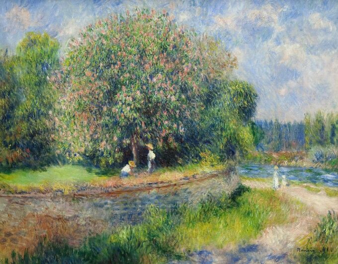 Fiori di castagno – Pierre-Auguste Renoir Pierre-Auguste Renoir 85x75