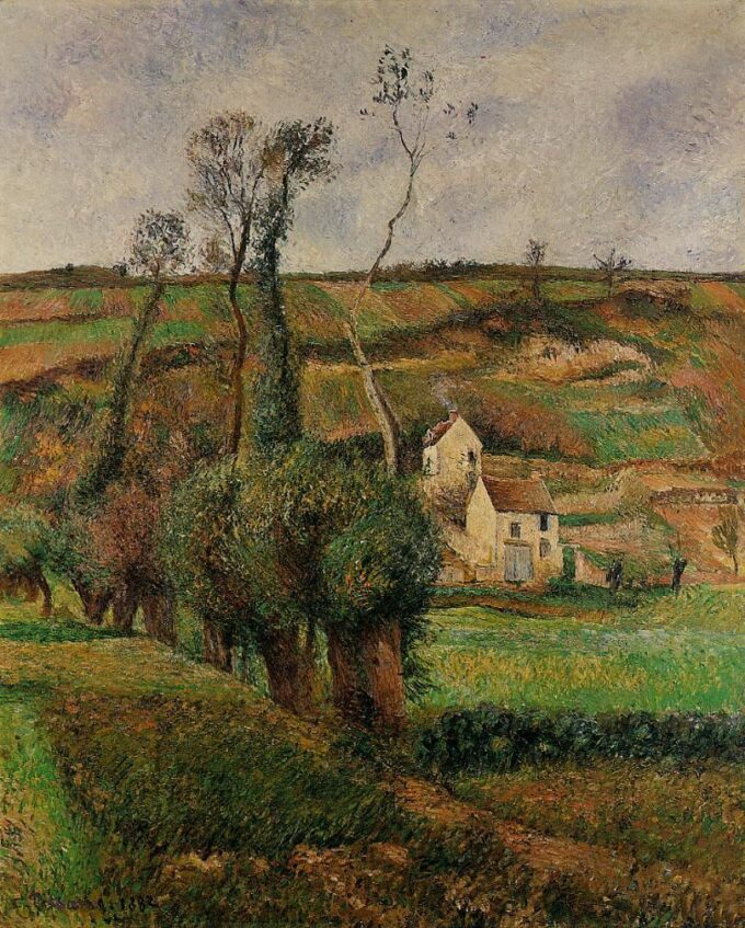 Le pendenze di cavoli, Pontoise – Camille Pissarro Camille Pissarro 70x85