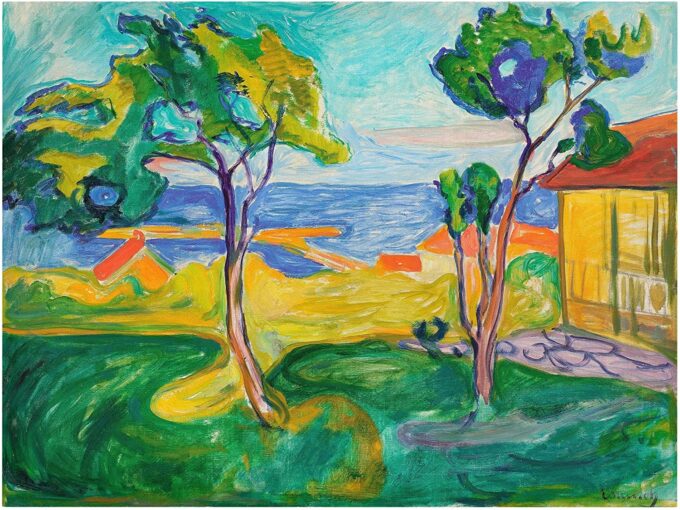 Il giardino ad Asgardstrand – Edvard Munch Edvard Munch 85x75