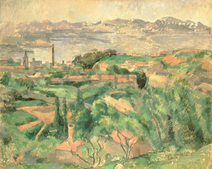 Baia di Marsiglia – Paul Cézanne Paul Cézanne 85x75