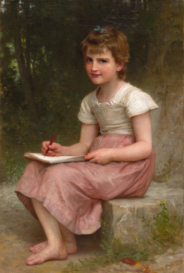 Vocazione – William Bouguereau William Bouguereau 70x105