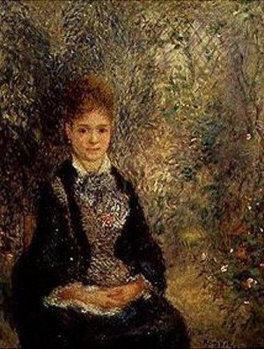 Giovane donna nel giardino (La Grisette) – Pierre-Auguste Renoir Pierre-Auguste Renoir 70x85