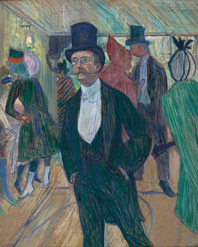 Monsieur Fourcade – Toulouse Lautrec Henri de Toulouse-Lautrec 70x85