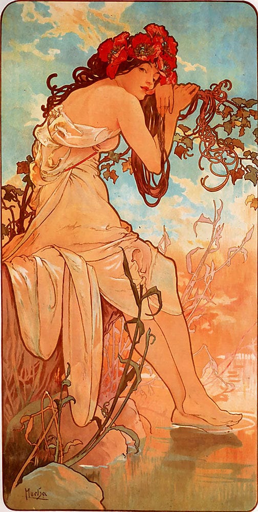 Estate – Mucha Alfons Mucha 70x140