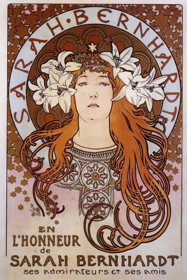 Sarah Bernhardt – Mucha Alfons Mucha 70x105