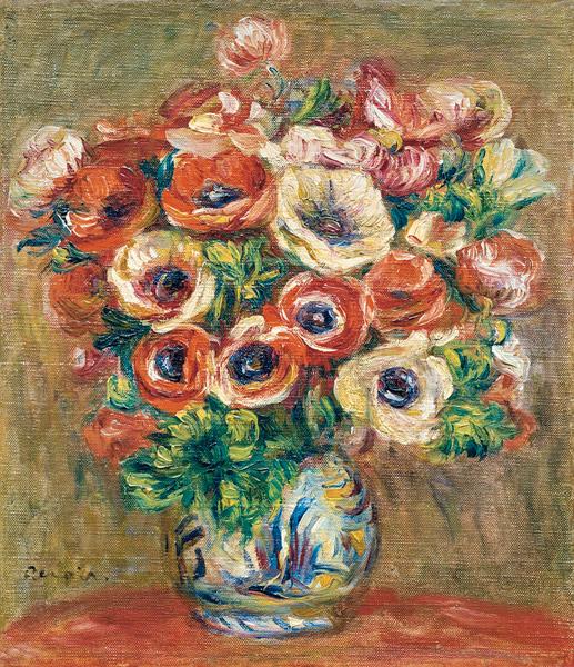 Anemoni in un vaso – Pierre-Auguste Renoir Pierre-Auguste Renoir 70x85