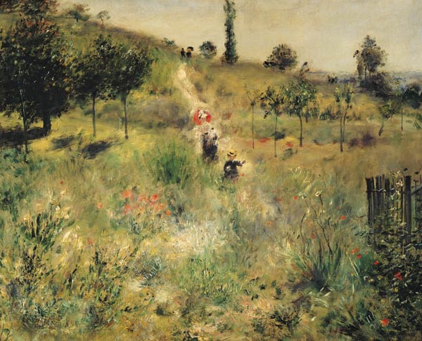 Cammino avanzando nell’erba alta – Pierre-Auguste Renoir Pierre-Auguste Renoir 85x75