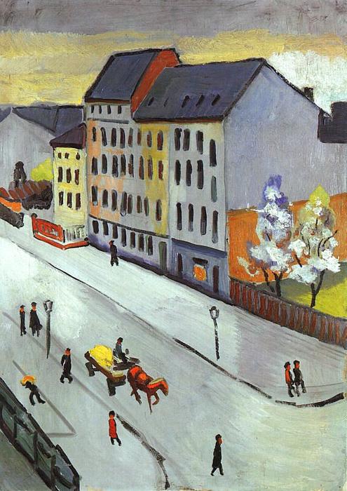 La nostra strada in grigio – August Macke August Macke 70x105