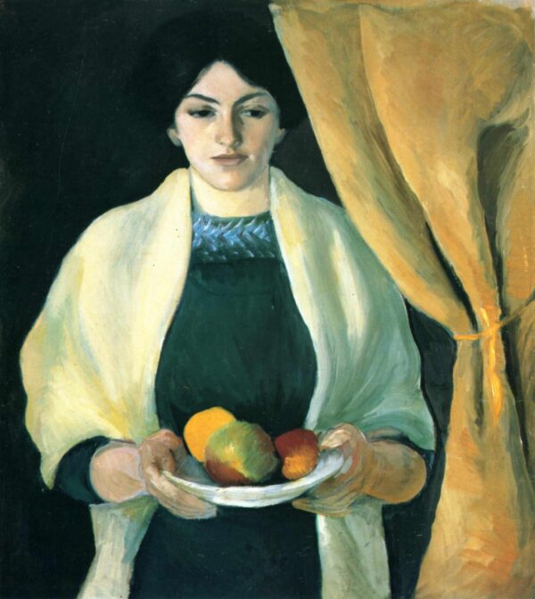 Ritratto con mele: moglie dell’artista – August Macke August Macke 70x70