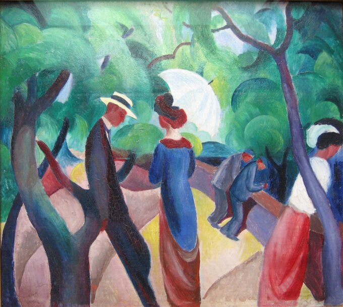 Promenade di August Macke – August Macke August Macke 70x70