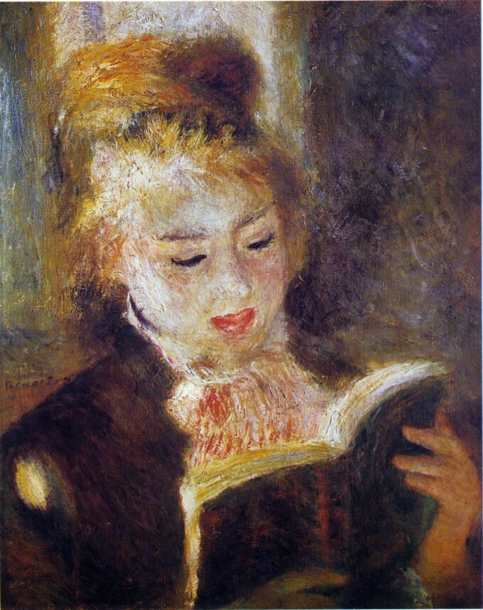 La Liseuse – Pierre-Auguste Renoir Pierre-Auguste Renoir 70x85