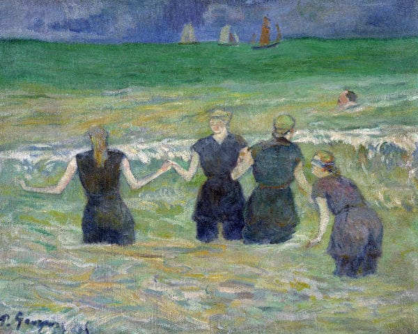 Donne che si bagnano – Paul Gauguin Paul Gauguin 85x75