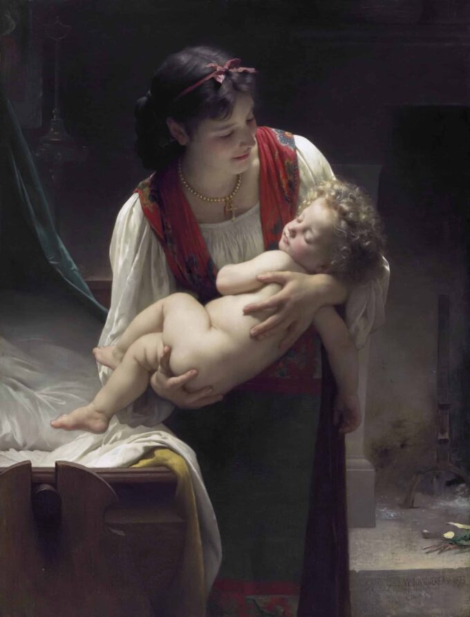 Ninna nanna – William-Adolphe Bouguereau William Bouguereau 70x85