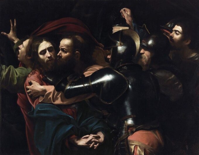 Bacio di Giuda – Caravaggio Caravaggio 85x75