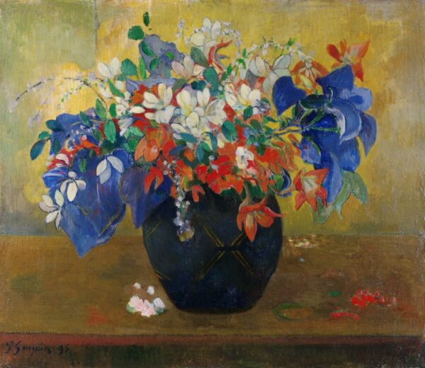 Un vaso di fiori – Paul Gauguin Paul Gauguin 85x75