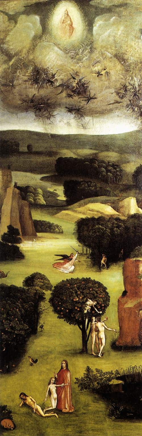 Il Giudizio Universale, ala interna sinistra (Paradiso) – Jérôme Bosch Hieronymus Bosch 60x180