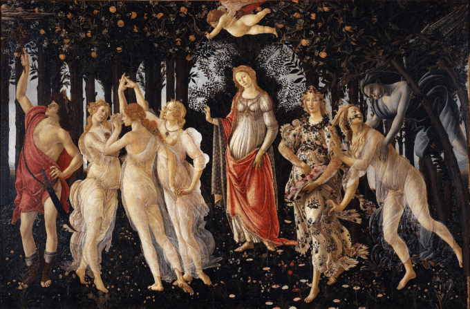 La primavera – Sandro Botticelli Quadri Popolari 105x70