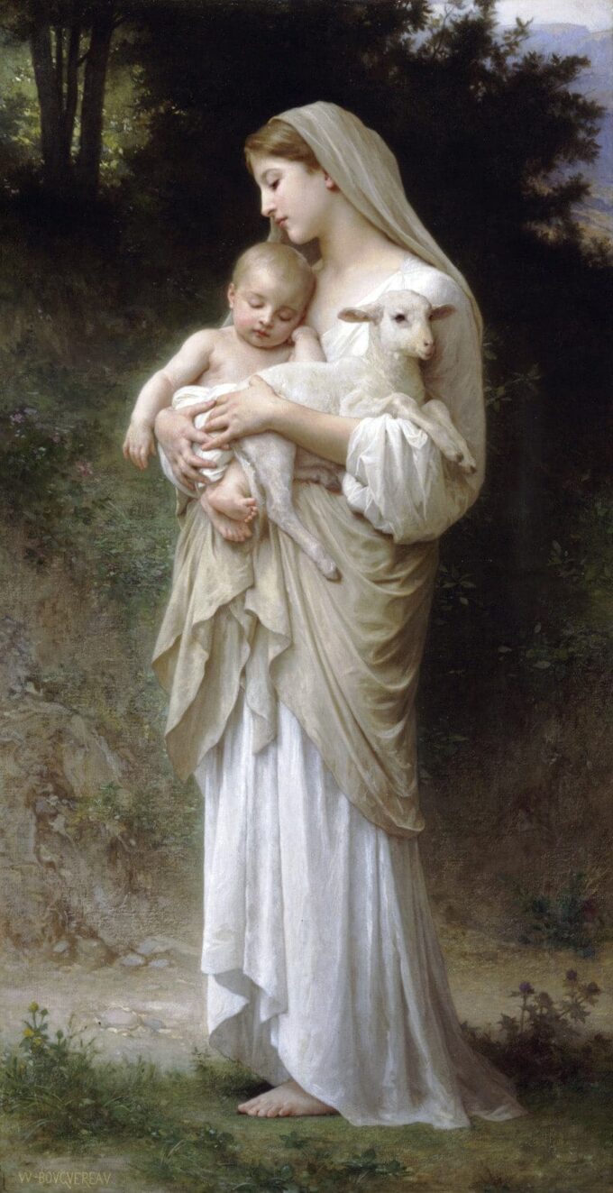 L’innocenza – William Bouguereau William Bouguereau 70x140