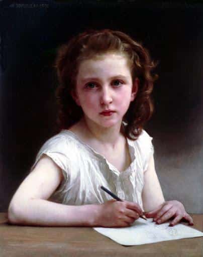 Una vocazione – William Bouguereau William Bouguereau 70x85