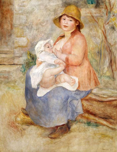 La gioia delle madri (l’allattamento) – Pierre-Auguste Renoir Pierre-Auguste Renoir 70x85