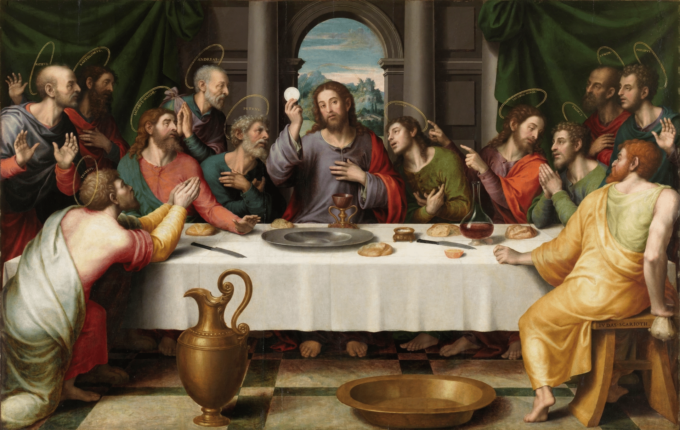 La Cena – Juan de Juanes Juan Vicente Macip 105x70