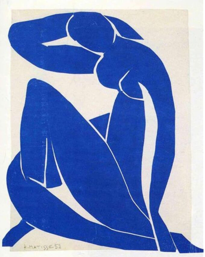 Nudo blu II – Matisse Henri Matisse 70x85