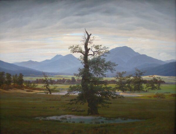 Paesaggio campestre, al mattino – Caspar David Friedrich Caspar David Friedrich 85x75