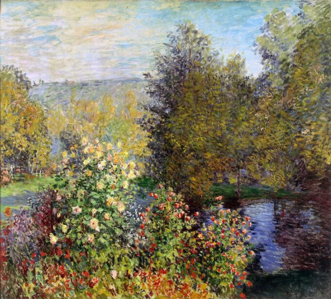 Monet’s Garden at Montgeron – Claude Monet Claude Monet 70x70