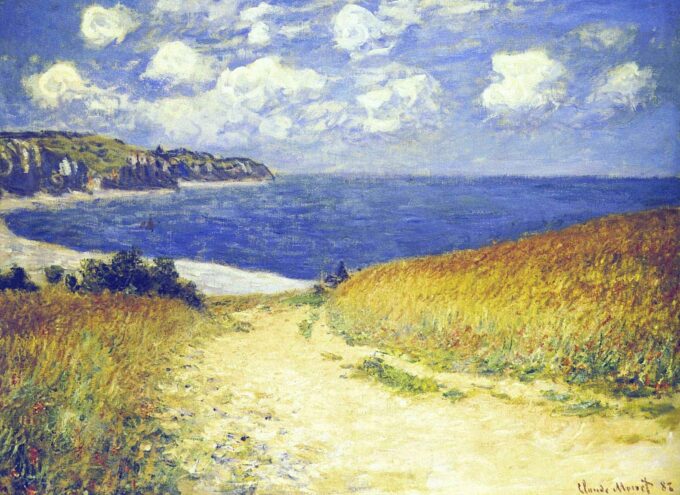 Sentiero nei grano a Pourville – Claude Monet Claude Monet 105x70