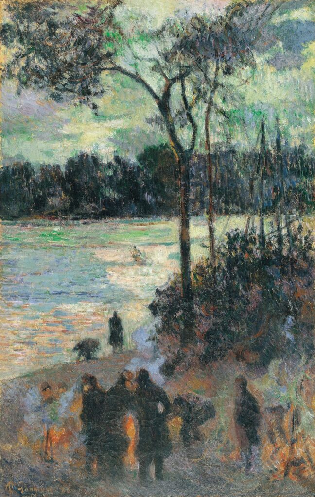 L’incendio al bordo del fiume – Paul Gauguin Paul Gauguin 70x105