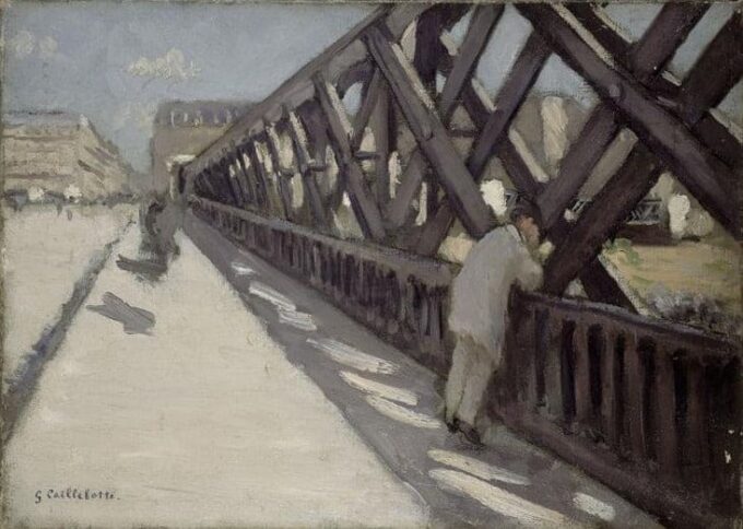 Schizzo per il Ponte d’Europa – Caillebotte Gustave Caillebotte 105x70