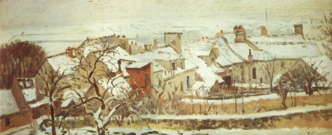 Gli inverni – Camille Pissarro Camille Pissarro 160x70