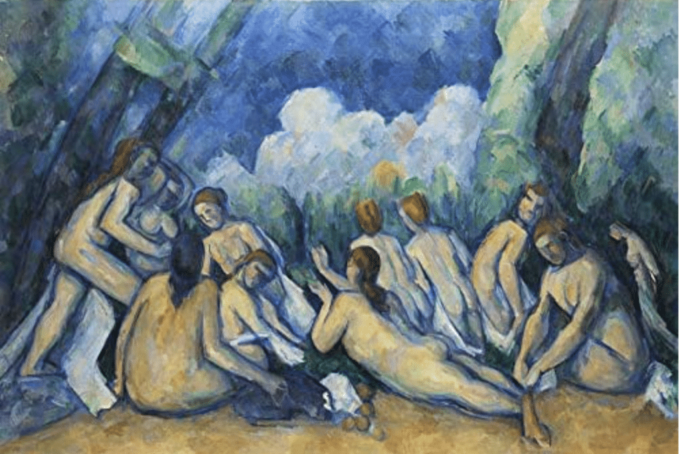 Grandi bagnanti – Paul Cézanne Paul Cézanne 105x70