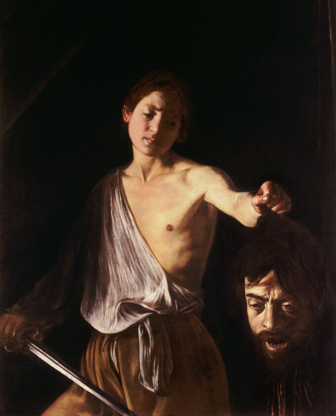 David con la testa di Golia – Caravaggio Caravaggio 70x85