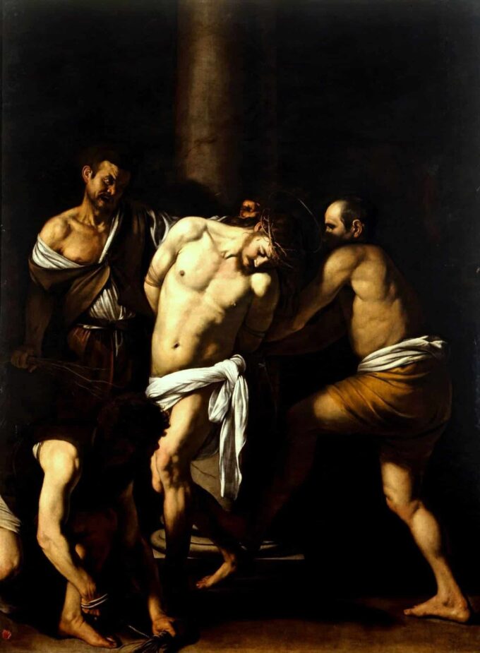 La Flagellazione di Cristo – Caravaggio Caravaggio 70x105