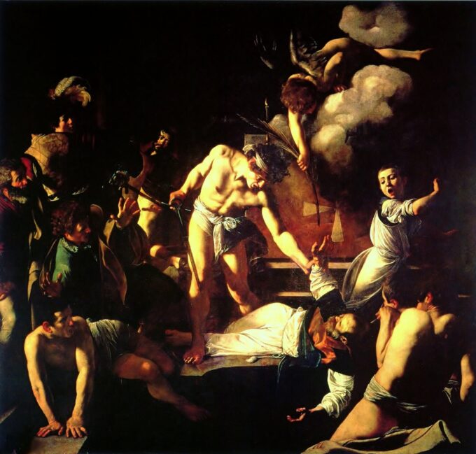 Il Martirio di san Matteo – Caravaggio Caravaggio 70x70