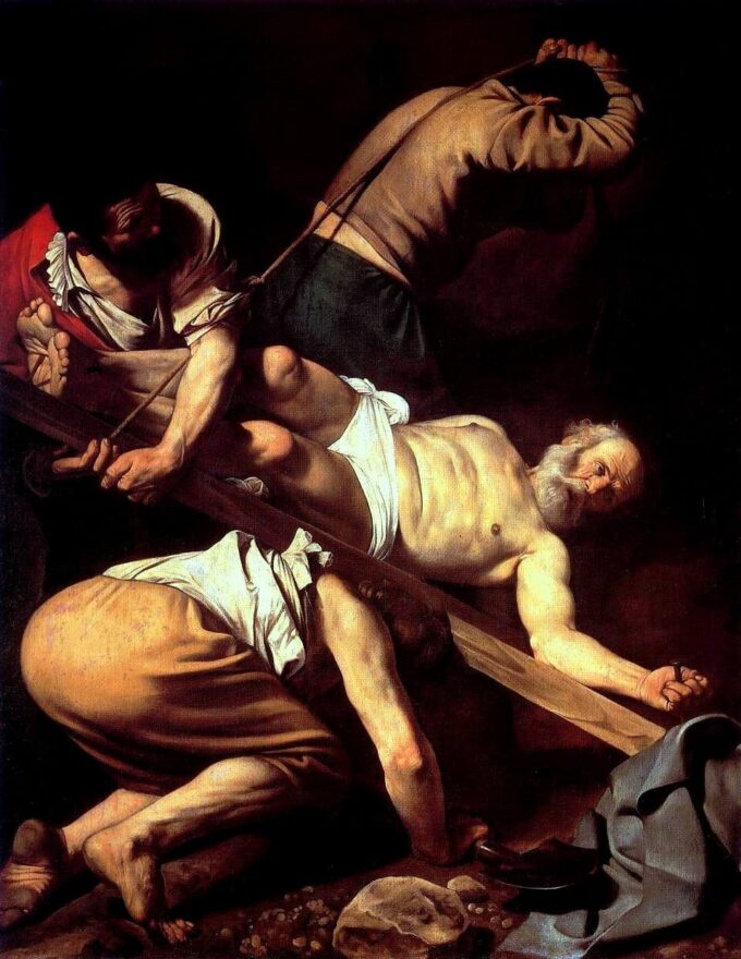 Il Crocifissione di San Pietro – Caravaggio Caravaggio 70x85