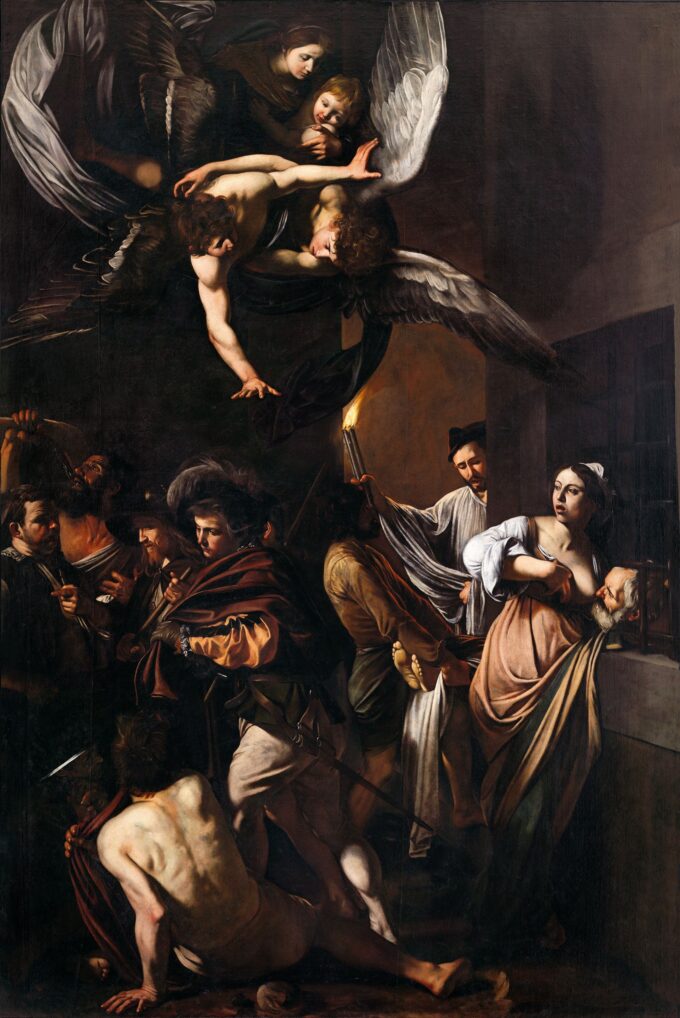 Le Sette Opere di Misericordia – Caravaggio Caravaggio 70x105