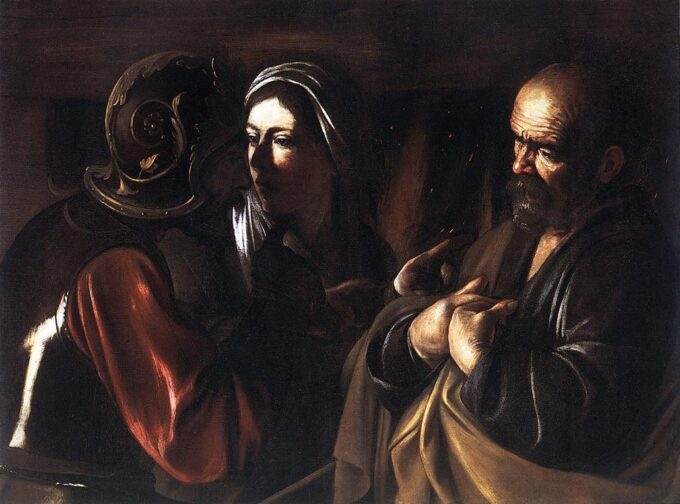 Il Rifiuto di San Pietro – Caravaggio Caravaggio 85x75