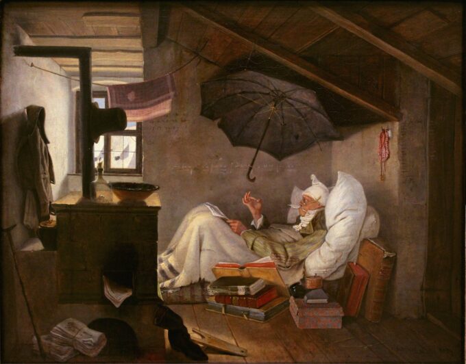 Il Povero Poeta – Carl Spitzweg Carl Spitzweg 85x75