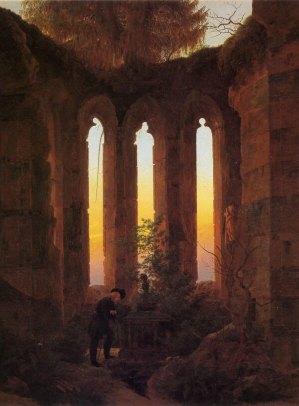 Tombeau di Hutten – Caspar David Friedrich Caspar David Friedrich 70x105