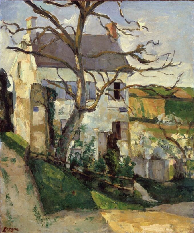 Casa dietro al albero spoglio – Paul Cézanne Paul Cézanne 70x85